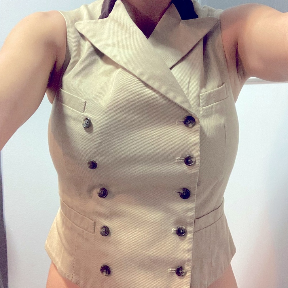 Custom Embroidered Ralph Lauren Vest - Picture 2 of 4